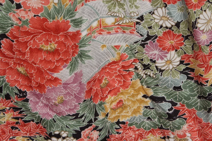 [vintage古着日本制传统民族服饰节日演出正装长款春秋和服外套265]