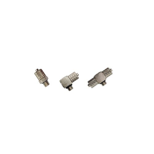气动微型迷你气嘴快拧锁紧接头螺纹直通4-M5弯通6-M5/M3/M6三通 - 图3
