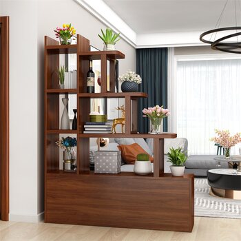 2023 New Light Luxury Entrance Cabinet Partition Shelf Sofa Next Decorative Cabinet Living Room Solid Wood Storage Cabinet