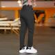 Ice silk pants men's summer thin quick-drying pants men's casual pants loose pants large size sports pants straight pants