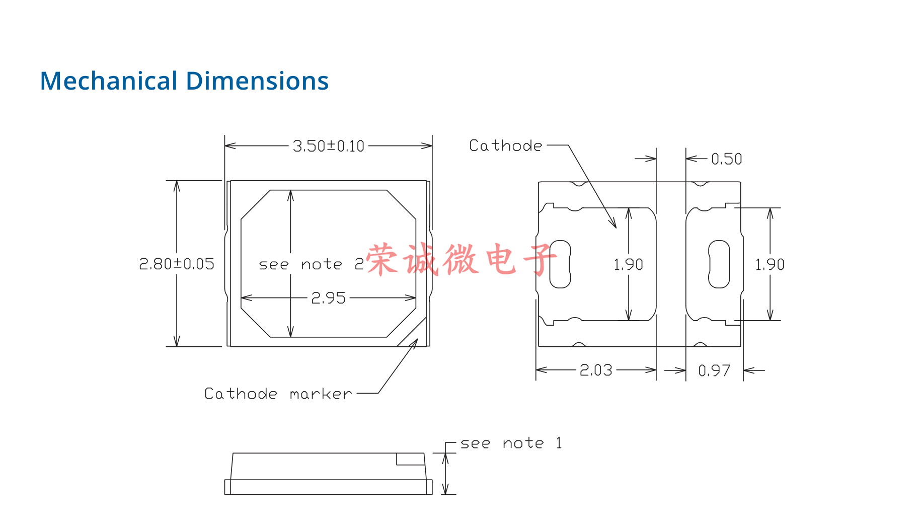 进口飞利浦 2835贴片LED灯珠 1W6V6500K正白光暖白LUMILEDS超高亮 - 图0