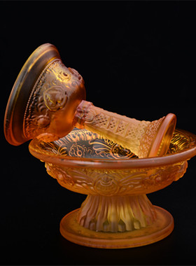 藏式护法八吉祥小号供茶水琉璃