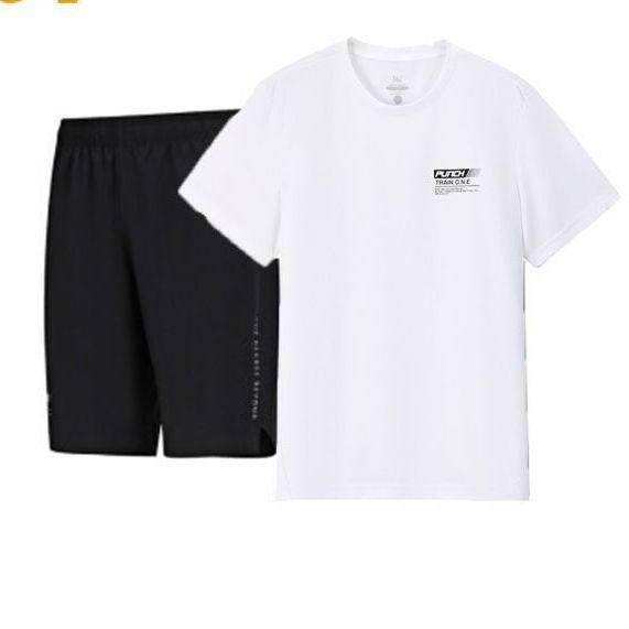 361运动套装男短袖T恤短裤2021夏季健身跑步两件套男士运动服速干,淘宝优惠券,粉丝福利购,淘宝优惠卷