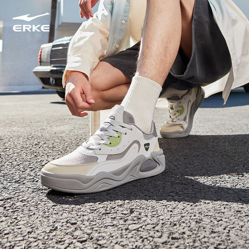 【于适同款】鸿星尔克板鞋男春季新款轻便小白鞋学生休闲鞋子 - 图1