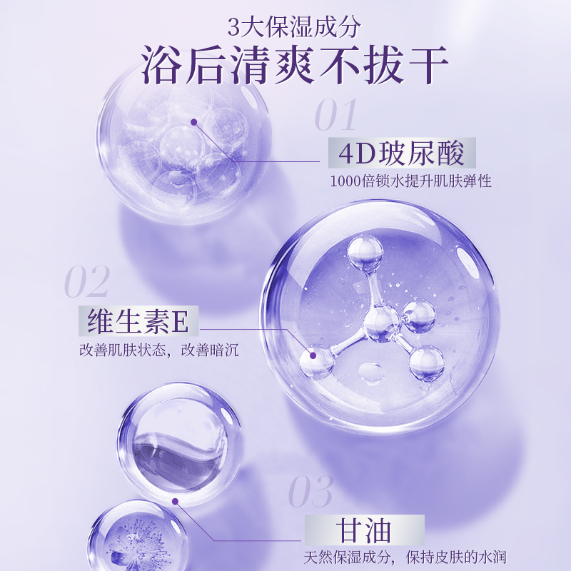 滋源泊逸秀玫瑰浪漫美肤香氛沐浴露保湿滋润控油清爽持久留香