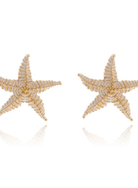 欧美大牌轻奢金属海星项链耳环