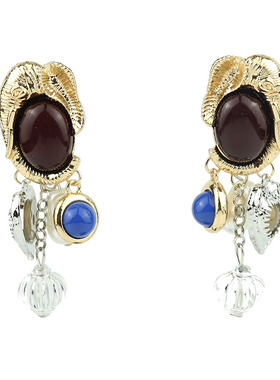 欧美大牌轻奢宫廷风项链耳环