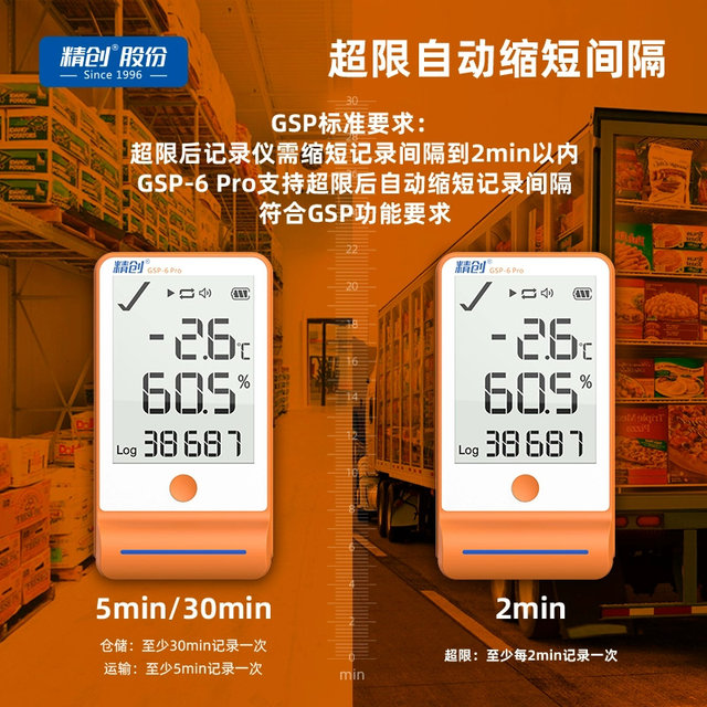 High precision temperature and humidity recorder