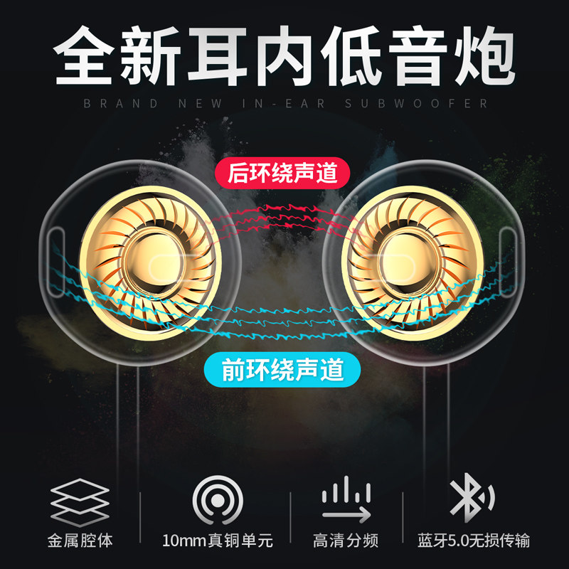 huawei耳机无线挂脖式新款苹果索尼 艾力享电器蓝牙耳机