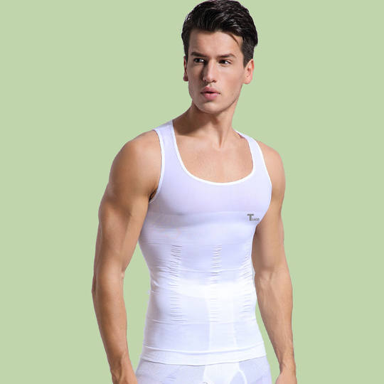 Men's shapewear, tummy control vest, chest corset, shaping and compression