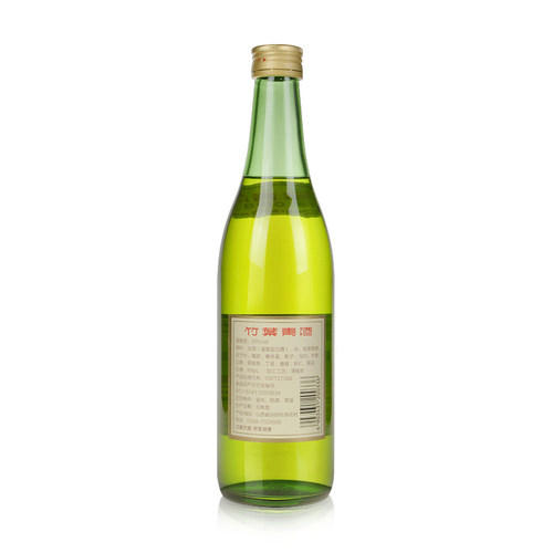 杏花村汾酒 50度复古竹叶青酒500ml*6瓶 玻竹国产露酒整箱装 - 图2