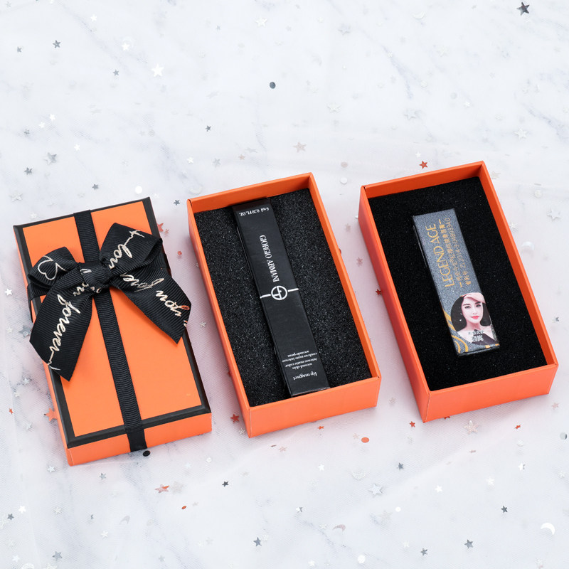 小清新传奇单支口红包装盒1-2支今生唇膏硬盒子礼品盒香水礼盒 - 图2