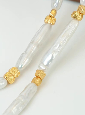 小众设计款天然珍珠项链