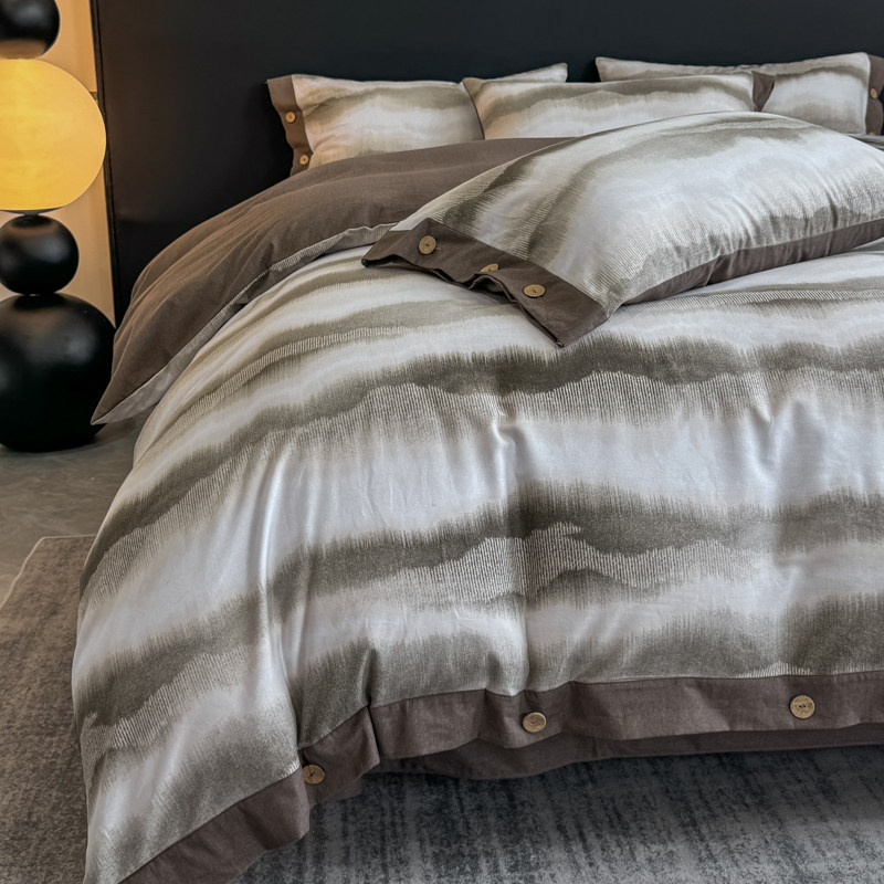 100长绒棉轻奢秋冬加厚磨毛纯棉四件套全棉床单被套端高级感床上,淘宝优惠券,粉丝福利购,淘宝优惠卷