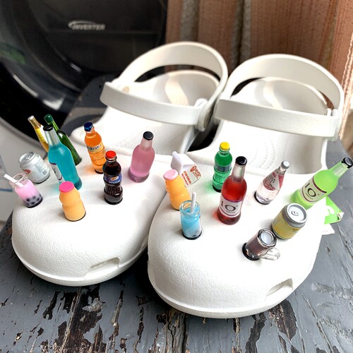 crocs 鞋花鞋饰鞋扣洞洞鞋书包3D酒瓶饮料奶瓶鞋花 - 图3