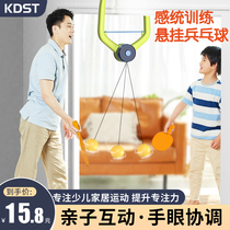 Childrens suspended table tennis trainer Indoor parent-child sensator floating young children rebound from hand-eye coordination