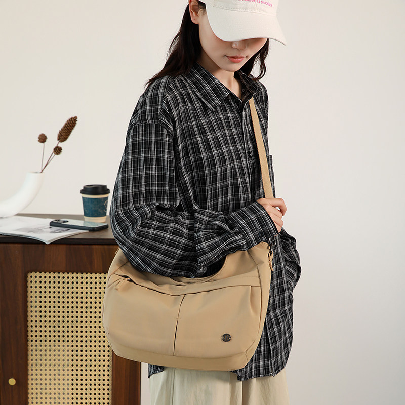 PINK新款牛津布斜挎包女士休闲防水尼龙单肩包托特包女通勤妈妈包,淘宝优惠券,粉丝福利购,淘宝优惠卷