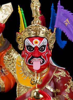 大士爷神像树脂供奉摆件
