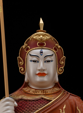 黄铜二郎神杨戬供奉神像