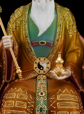 新款黄铜太白金星神像供奉摆件