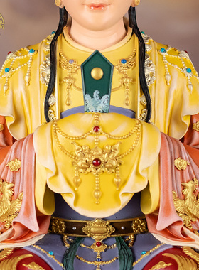 碧霄元君神像供奉古旧新潮摆件