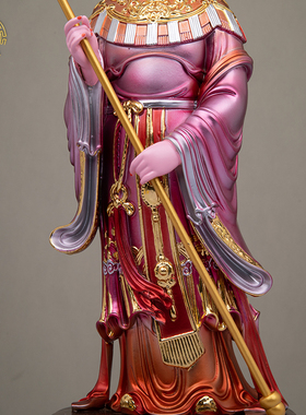 树脂左右宫女神像左右侍王母摆件