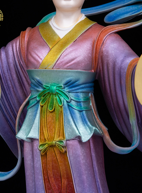 黄铜风云雷电神像客厅摆件