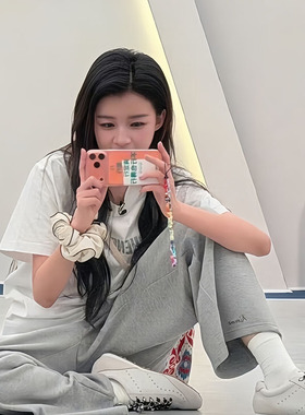 孙怡同款日韩ins时尚花苞褶皱双层缎面大肠发圈高级感气质百搭女