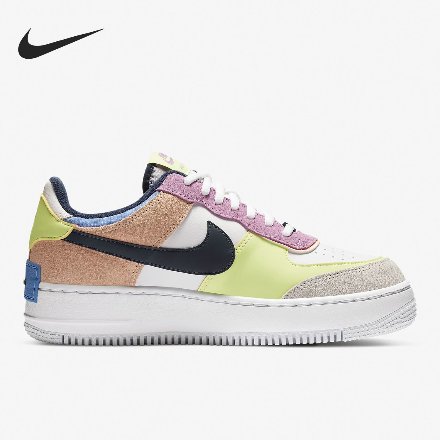 Nike/耐克正品Air Force 1男女革面耐磨低帮休闲运动板鞋CU8591 - 图1