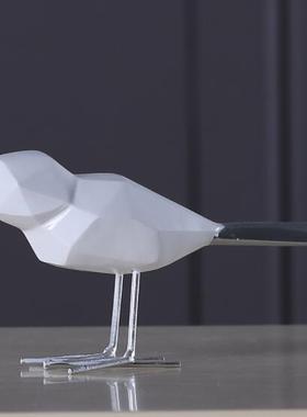 书房样板间办公室桌面金银小摆件