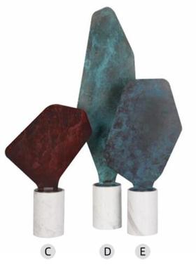 轻奢风金属大理石设计师装饰品