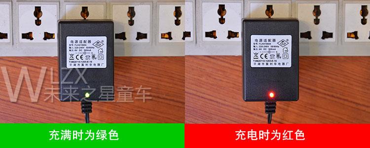 FLH富利华6V12V儿童电动童车充电器遥控摩托汽车电瓶电源适配器 - 图1