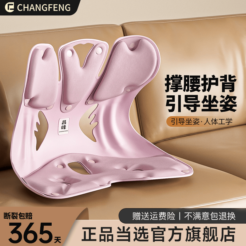 昌峰【Plus版/明星同款】久坐护腰坐姿椅坐垫靠背人体工学护腰