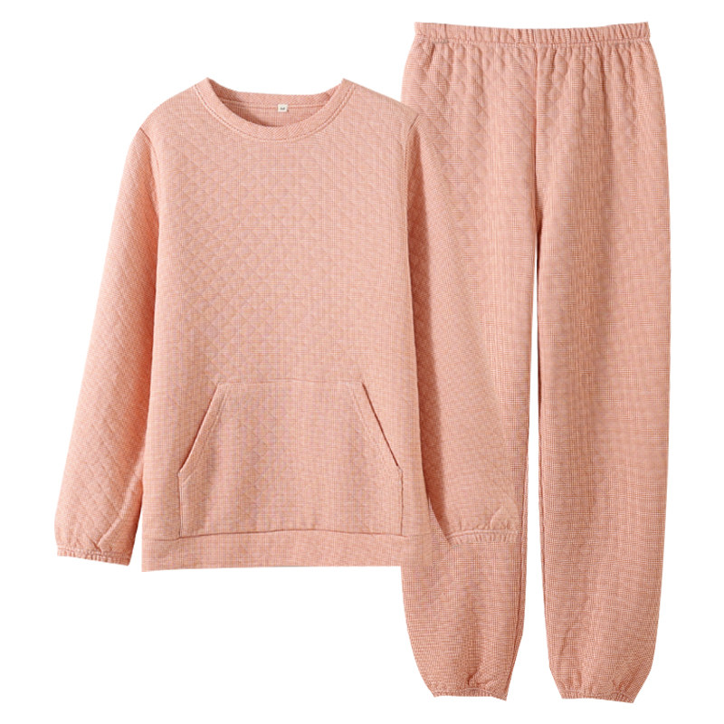 秋冬纯棉空气层夹棉睡衣套装女男士加厚保暖卫衣情侣家居服可外穿,淘宝优惠券,粉丝福利购,淘宝优惠卷