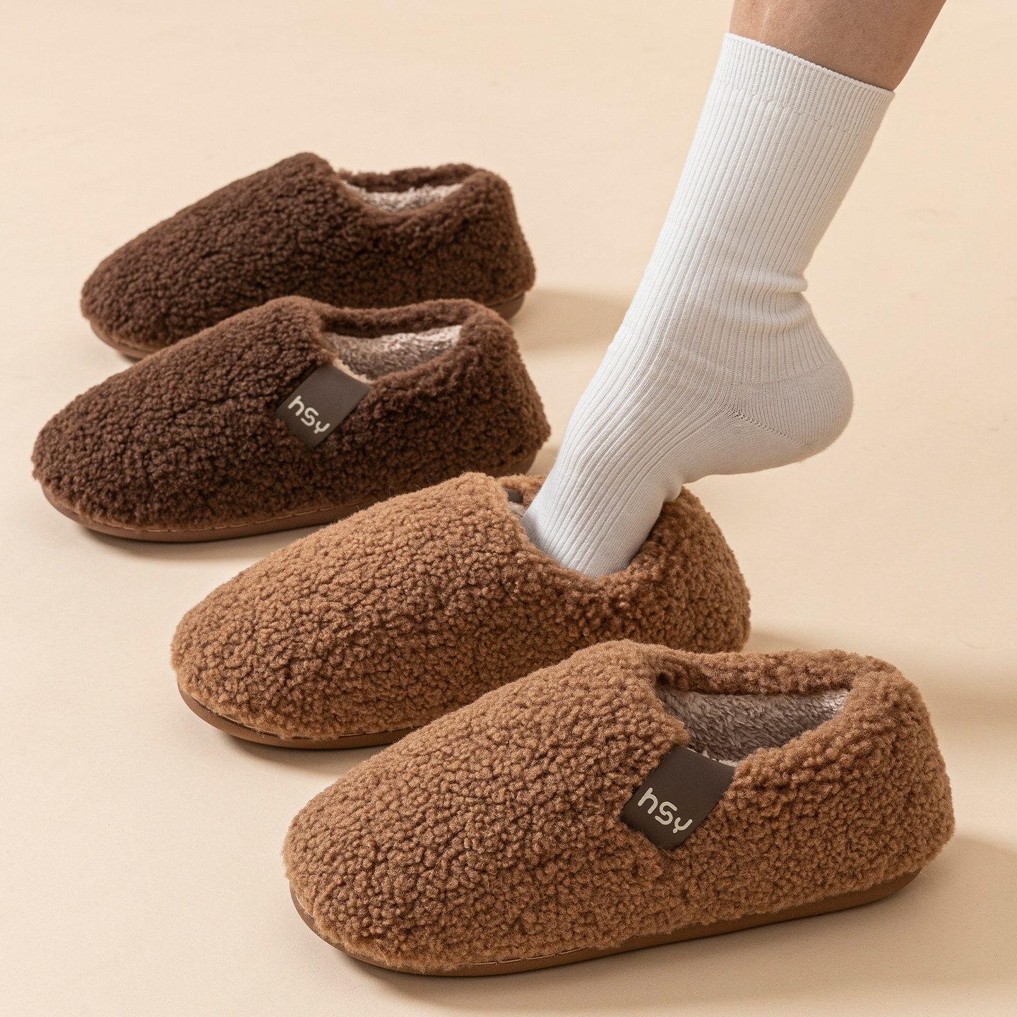 包跟棉拖鞋男士冬季新款室内家居加绒保暖静音防滑高级感棉鞋外穿,淘宝优惠券,粉丝福利购,淘宝优惠卷