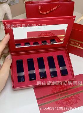 迪龙年新春蓝金口红五件套1.5g奥含丝绒999#720#777#772#840