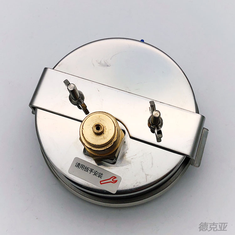 0-600bar代替进口EN837-1充液耐震压力表60MPa轴向100mm支架表1/2 - 图3