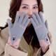 Winter female cute cartoon gloves to protect against cold and keep warm