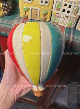 荷兰中古陶瓷小屋房子烛台