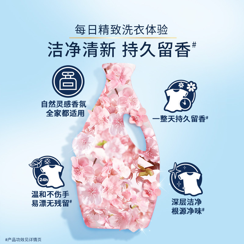 当妮洗衣液多规格持久留香香氛香水洁净官方旗舰店正品家用囤货装