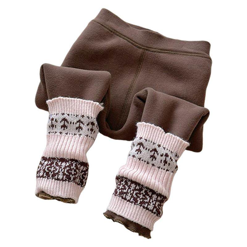 900g加厚打底裤底部羊妃暖暖绒2025女童冬季一体绒儿童外穿长裤子,淘宝优惠券,粉丝福利购,淘宝优惠卷