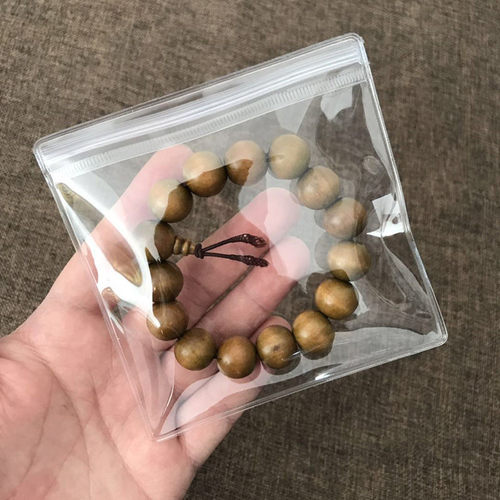 100个装首饰密封袋文玩银饰高透明收纳自封袋PVC饰品小塑料袋纯白 - 图1