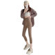 7-point thin shark leggings for women
