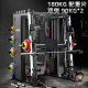 Tank-grade Smith machine squat and bench press rack with multiple functions