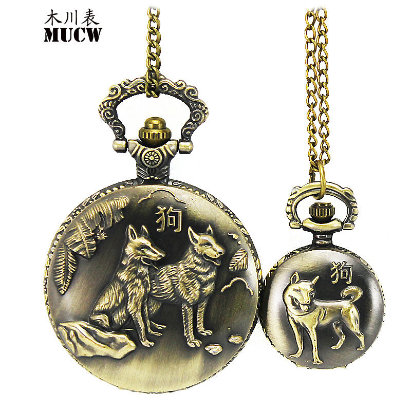 复古白领学生表潮流男女项链陀表 木川怀表