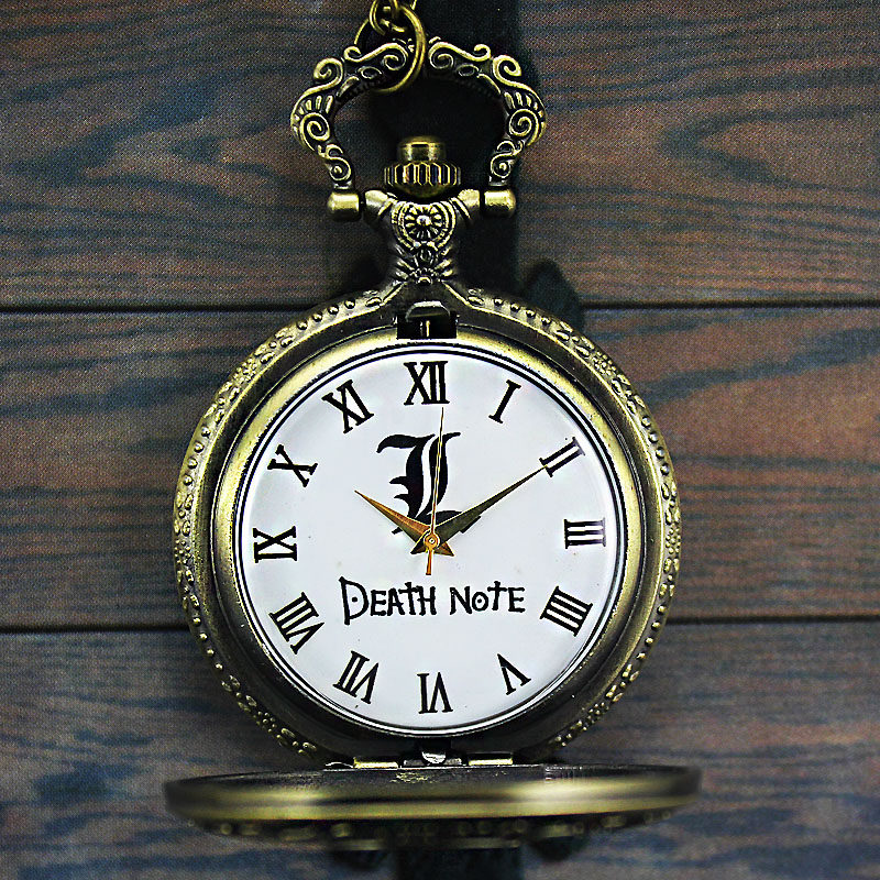 怀表男学生考试用复古翻盖机械儿童 木川怀表