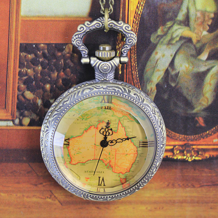 怀表男学生考试用复古翻盖机械儿童 木川怀表