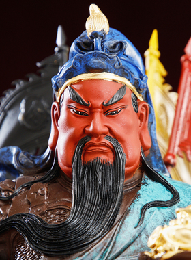 财神关公神像摆件铜雕艺术招财