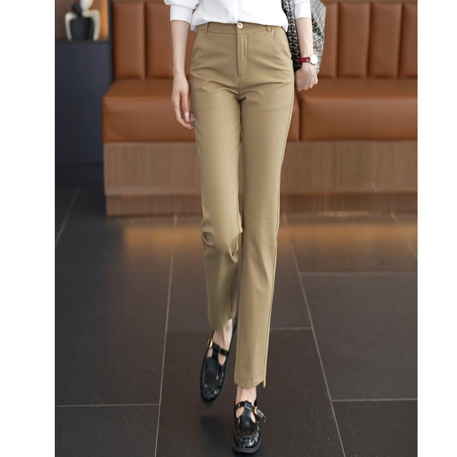 Versatile magic pants casual pants for women spring and autumn 2025 suit pants