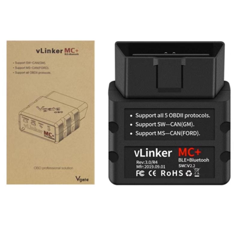 VLINKER MC蓝牙 WIFI ELM327 V2.2 OBD2故障诊断仪支持安卓苹果-图2